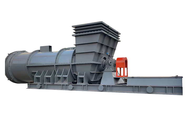 Meridian accelerated gas axial fan